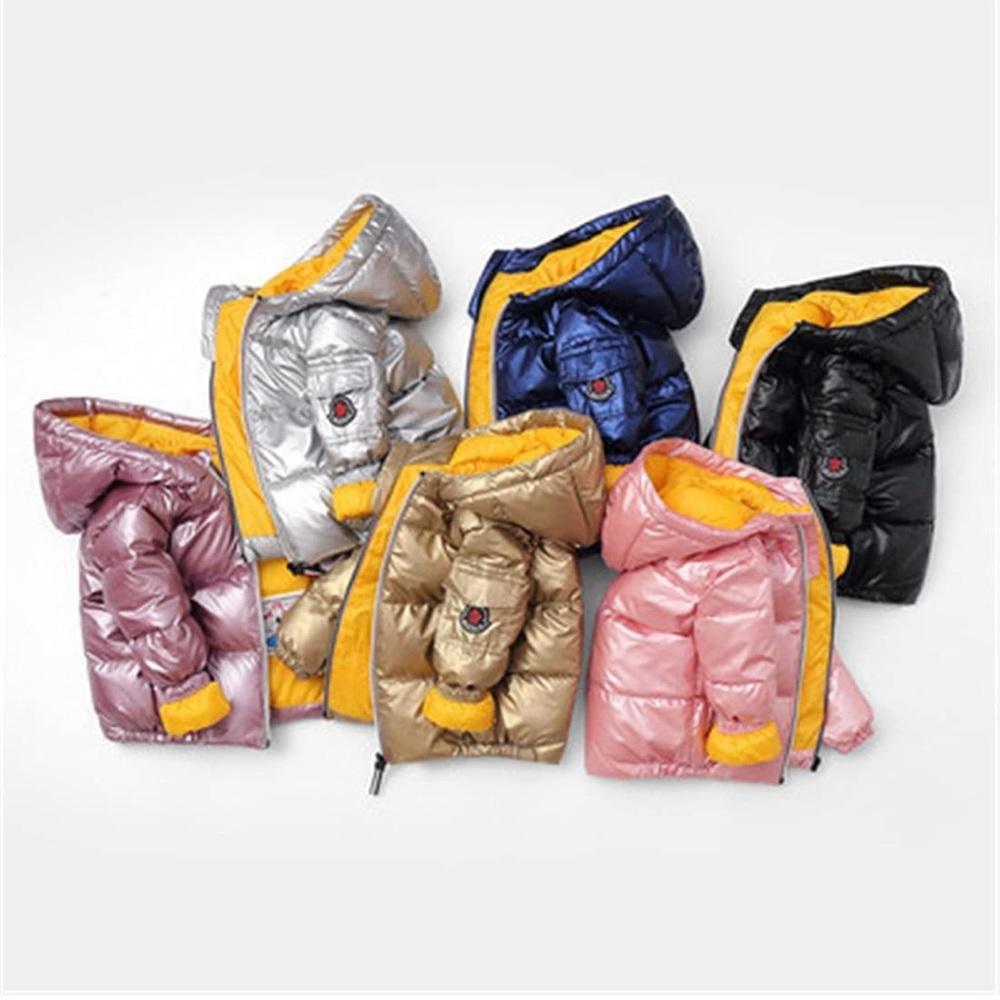 2024 Kids Boys Girle Winter Warm Puffer Down Hoods - Picture 2 of 11